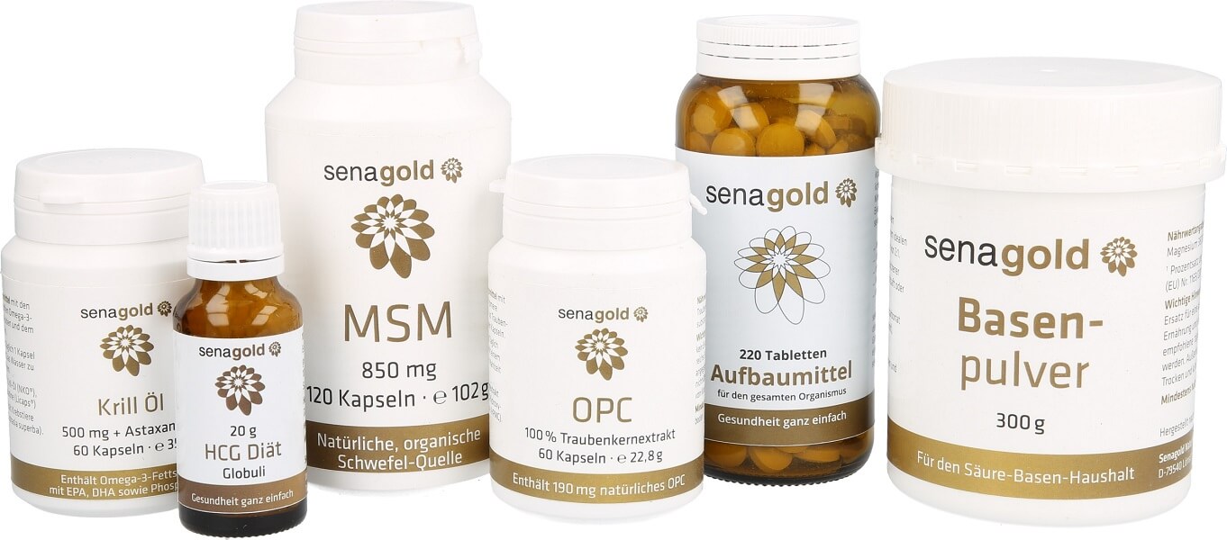 HCG Diät/Stoffwechselkur-Set, 6-teiliges Komplettpaket HCG Diät/Stoffwechselkur-Set, 6-teiliges Komplettpaket