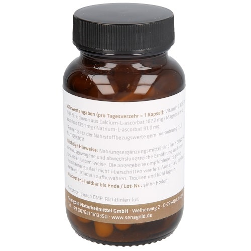 Senagold Vitamin C 400 mg Kapseln - gepuffert & Säurefrei