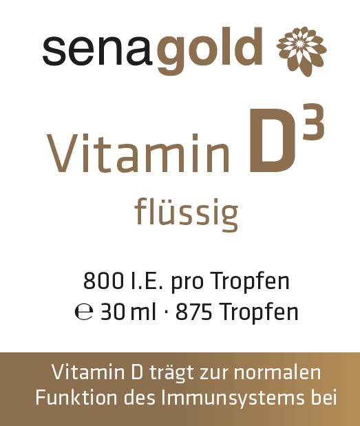 Vitamin D³ flüssig, 800 I.E. pro Tropfen
